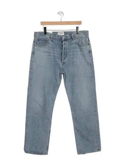 Pre-owned Agolde High-rise Straight Leg Jeans W/ Tags In Blue