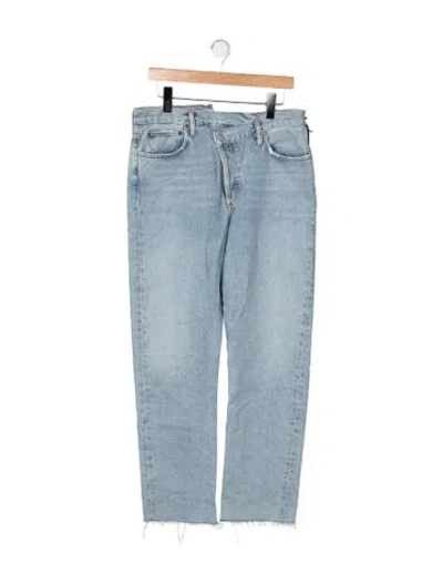 Pre-owned Agolde High-rise Straight Leg Jeans W/ Tags In Blue
