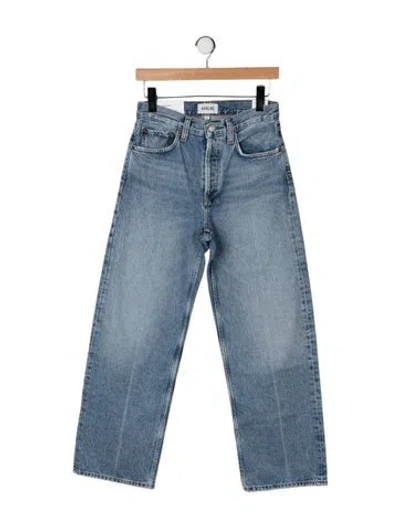 Pre-owned Agolde High-rise Straight Leg Jeans W/ Tags In Blue