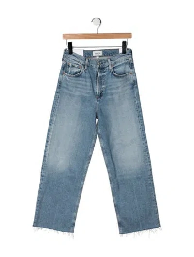 Pre-owned Agolde High-rise Straight Leg Jeans W/ Tags In Blue