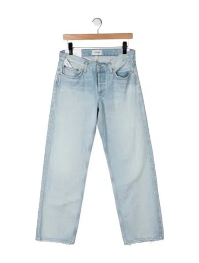 Pre-owned Agolde High-rise Straight Leg Jeans W/ Tags In Blue