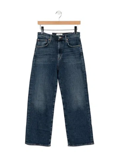Pre-owned Agolde High-rise Straight Leg Jeans W/ Tags In Blue