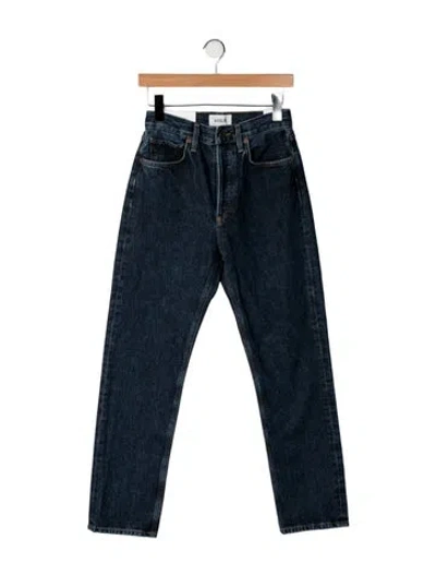 Pre-owned Agolde High-rise Straight Leg Jeans W/ Tags In Blue