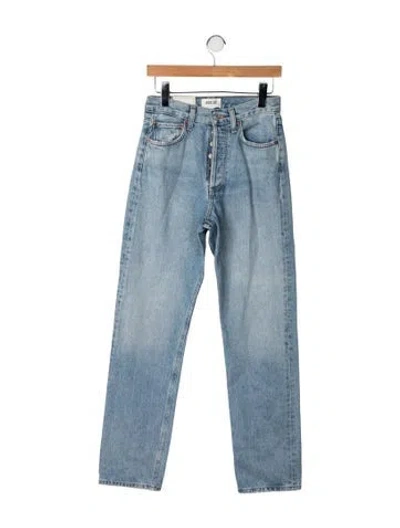 Pre-owned Agolde High-rise Straight Leg Jeans W/ Tags In Blue