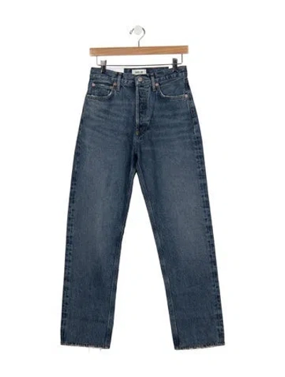 Pre-owned Agolde High-rise Straight Leg Jeans W/ Tags In Blue
