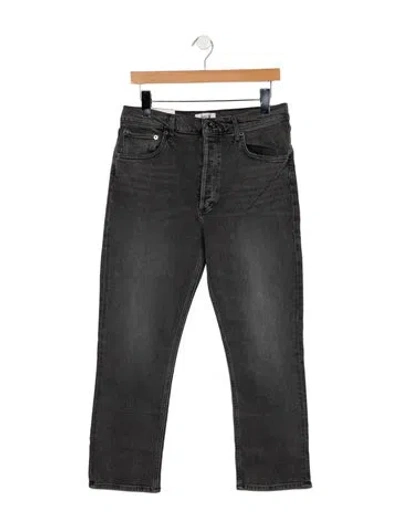 Pre-owned Agolde High-rise Straight Leg Jeans W/ Tags In Gray