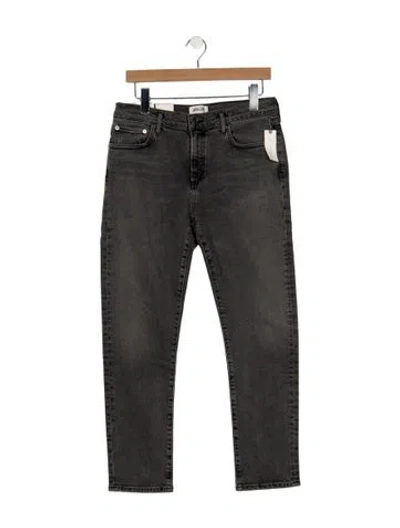 Pre-owned Agolde High-rise Straight Leg Jeans W/ Tags In Gray