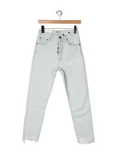 Pre-owned Agolde High-rise Straight Leg Jeans W/ Tags In Green
