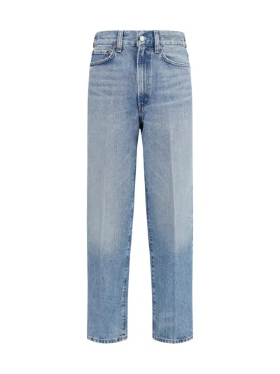 Agolde High-rise Vintage-inspired Jeans In Blue