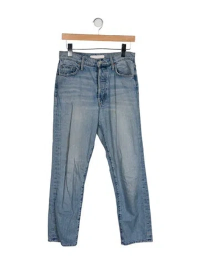 Pre-owned Agolde High-rise Wide Leg Jeans In Blue