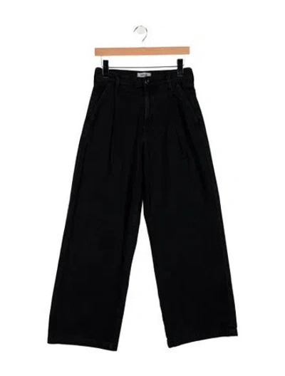 Pre-owned Agolde High-rise Wide Leg Jeans In Blue
