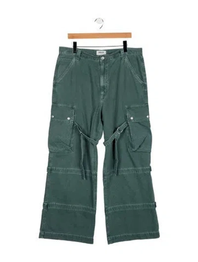 Pre-owned Agolde High-rise Wide Leg Jeans In Multi