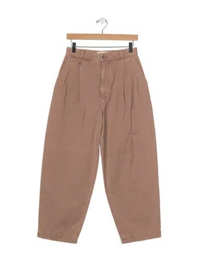 Pre-owned Agolde High-rise Wide Leg Jeans In Pink