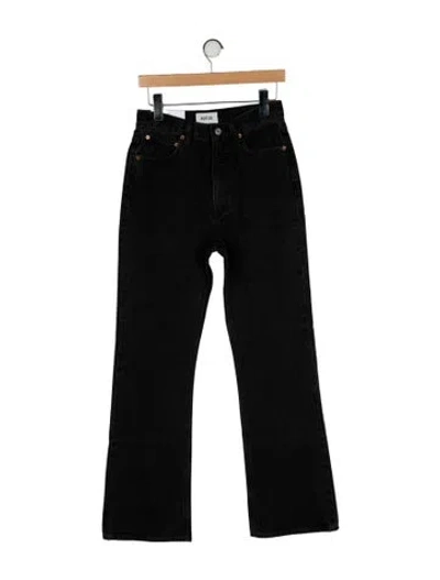 Pre-owned Agolde High-rise Wide Leg Jeans W/ Tags In Black