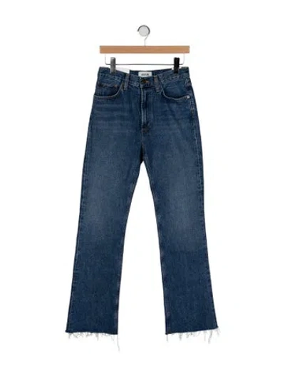 Pre-owned Agolde High-rise Wide Leg Jeans W/ Tags In Blue