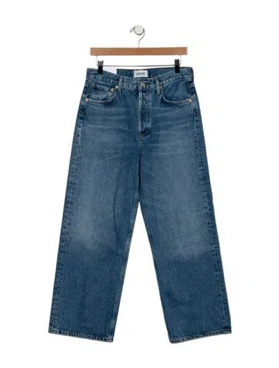 Pre-owned Agolde High-rise Wide Leg Jeans W/ Tags In Blue