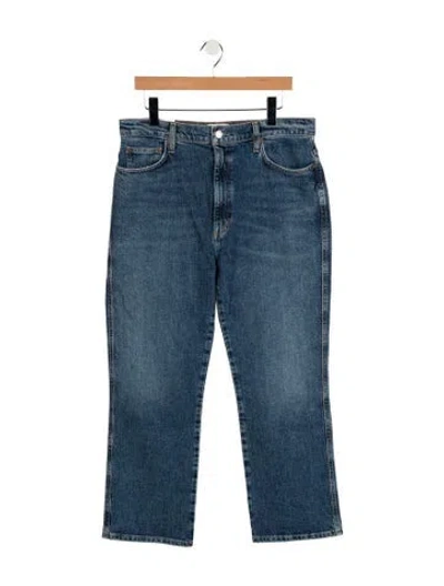 Pre-owned Agolde High-rise Wide Leg Jeans W/ Tags In Blue