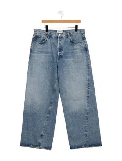 Pre-owned Agolde High-rise Wide Leg Jeans W/ Tags In Blue