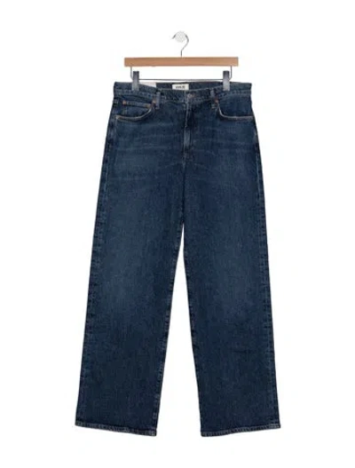 Pre-owned Agolde High-rise Wide Leg Jeans W/ Tags In Blue
