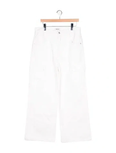 Pre-owned Agolde High-rise Wide Leg Jeans W/ Tags In Neutral