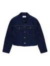 Agolde In Rinse Buttoned Contoured Jacket In Blue