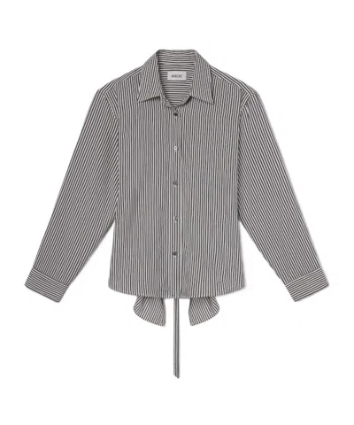 Agolde In Solene Stripe In Gray