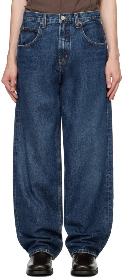 AGOLDE INDIGO FUSION JEANS