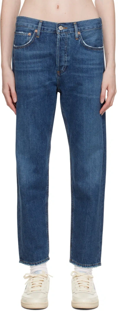 Agolde Indigo Parker Jeans In Surreal