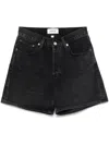 Agolde Indra Shorts In Black
