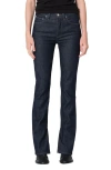 Agolde Ingram High Waist Split Hem Skinny Jeans In Blue