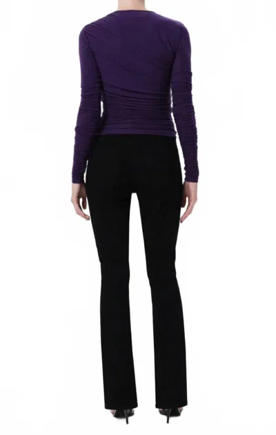 Agolde Ingram Split High-rise Skinny Jeans - Petite In Immersion In Black