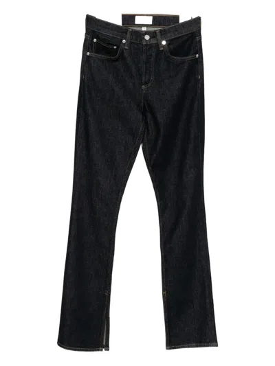 Agolde Ingram-split Jeans In Blue