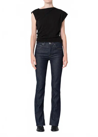 Agolde Ingram Split Skinny Jeans In Blue