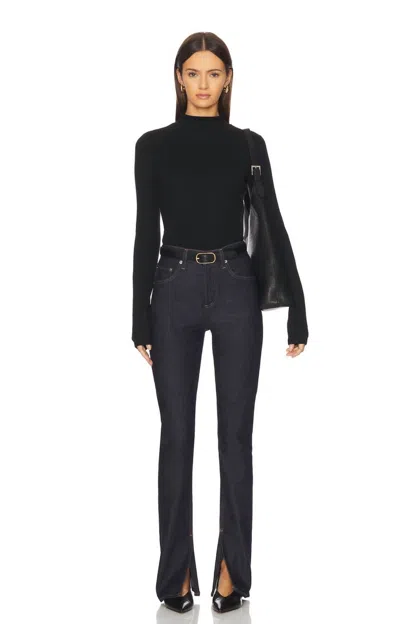 Agolde Ingram Split Skinny Jeans In Blue In Black