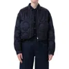 Agolde X Shoreditch Ski Club Iona Quilted Jacket In Blue