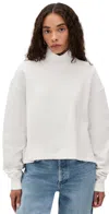 Agolde Isra Sweatshirt Wired In White