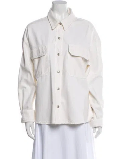 Pre-owned Agolde Jacket In Neutral