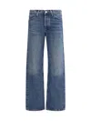 Agolde Luna Pieced Cotton Denim Jeans