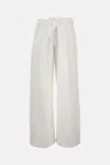 Agolde Wide Jeans Vana Fold White In White