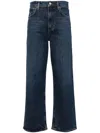 Agolde Pinch Waist High-rise Straight Jeans In Blue