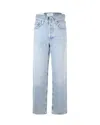 Agolde Echo Light Blue Jeans In Blue