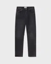 Agolde Jeans 90´pinch Waist High Rise Straight In Hitch In Blue