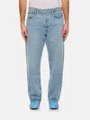 Agolde Light Blue 90s Mid-rise Loose Fit Jeans In Blau