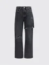 Agolde Black Recycled Cotton Straight-leg Jeans In Black