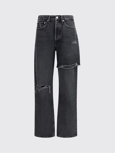 AGOLDE JEANS AGOLDE WOMAN COLOR BLACK,H72624002