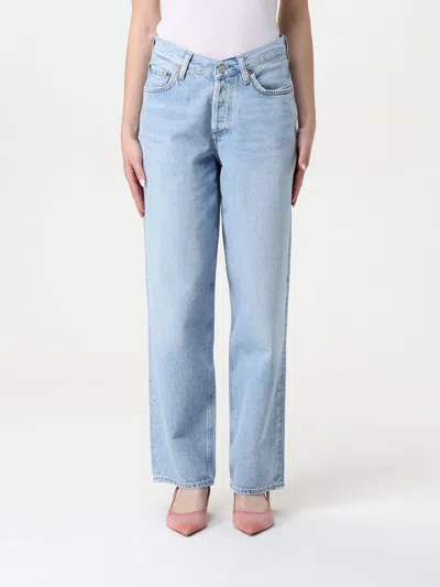 Agolde Jeans  Woman Color Blue