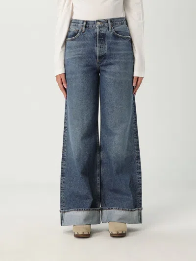 Agolde Jeans  Woman Color Blue