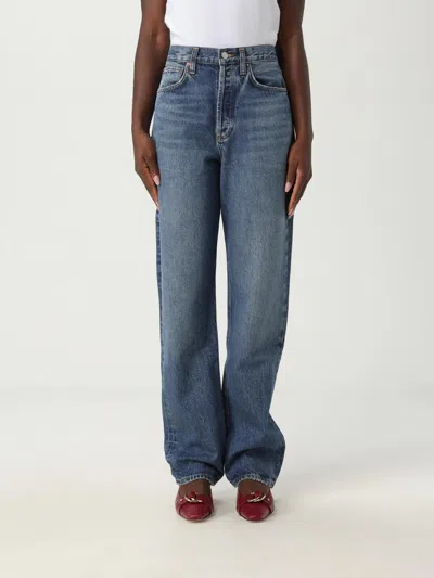 Agolde Jeans  Woman Color Blue