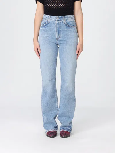 Agolde Jeans Woman  In Blue
