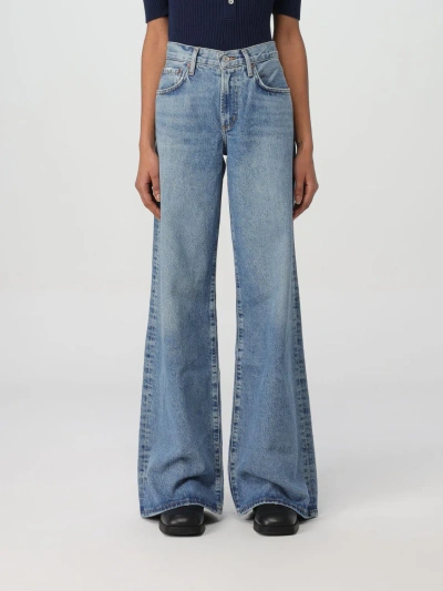 Agolde Jeans  Woman Color Denim In Blue
